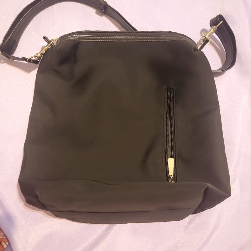 T M X Black on Black Bag